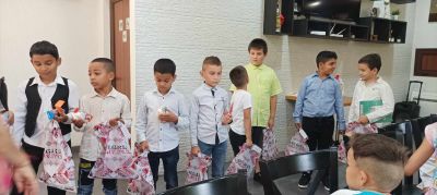Организираният празник за учениците от 1 и 2 клас - ОУ Васил Левски - Долни Луковит